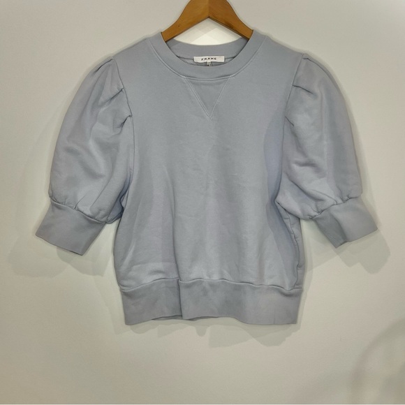 Frame Denim Tops - FRAME puff sleeve sweatshirt SIZE MEDIUM